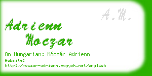 adrienn moczar business card